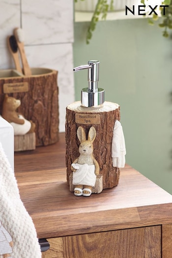 Natural Woodland Spa Soap Dispenser (C00929) | £14