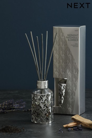 Midnight Patchouli & Amber 100ml Fragranced Reed Diffuser (C01187) | £20