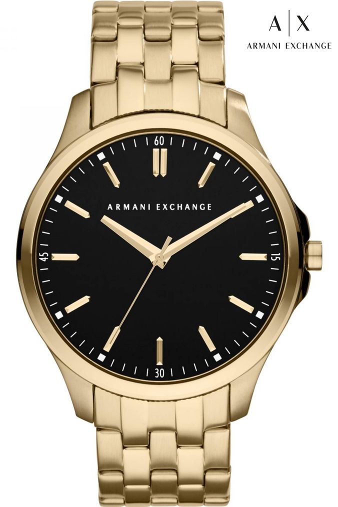 Armani exchange smart watch gold outlet