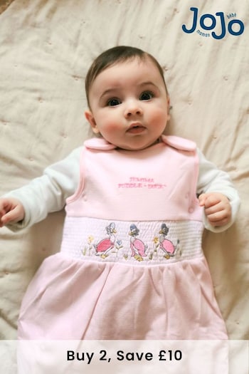 JoJo Maman Bébé Pink Jemima Puddle-Duck 2.5 Tog Baby Sleeping Bag (C01718) | £35