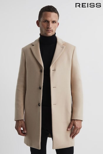 Reiss Stone Gable Single Breasted Overcoat (C02182) | £295