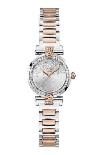 GC Ladies Silver Toned Fusion Sport Chic Collection Watch (C02325) | £375
