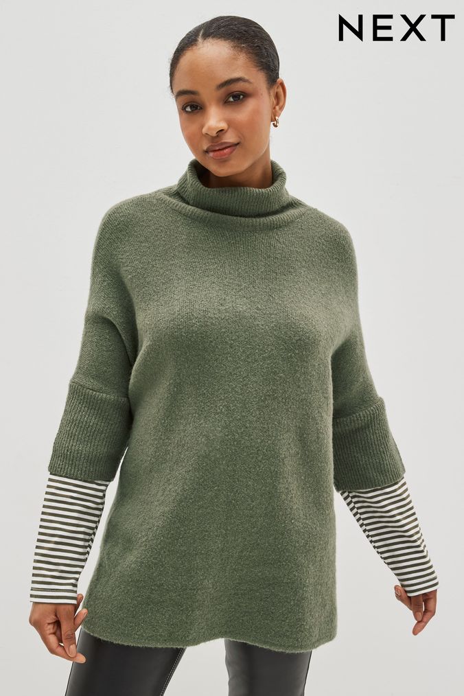Poncho store jumper next