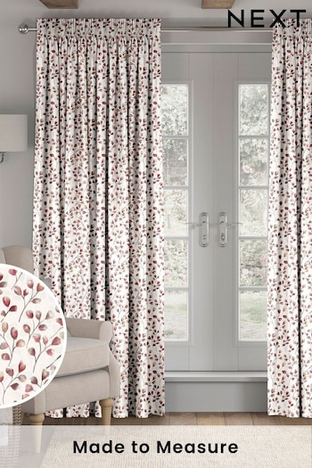 Red April Made To Measure Curtains (C02519) | £61