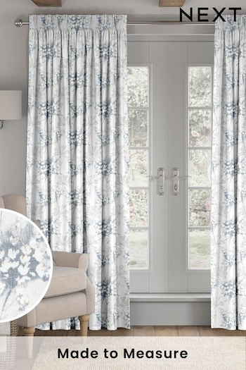 Grey Clemi Made To Measure Curtains (C02618) | £119