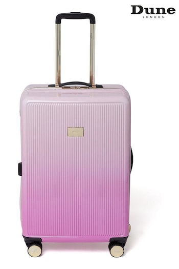 Dune London Pink Dip Dye Olive Medium Suitcase (C02627) | £139