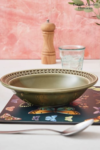 Portmeirion Green Botanic Garden Harmony Set of 4 Pasta Bowls (C02855) | £76