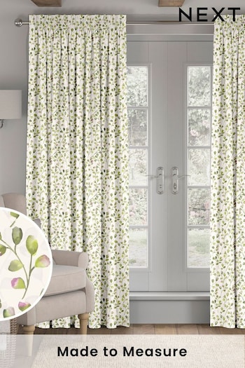 Lime Green April Made To Measure Curtains (C03147) | £100