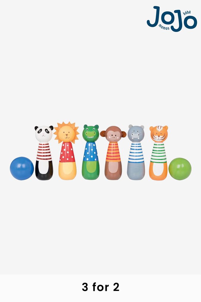 JoJo Maman Bébé Multi Jungle Animal Skittles (C03162) | £21