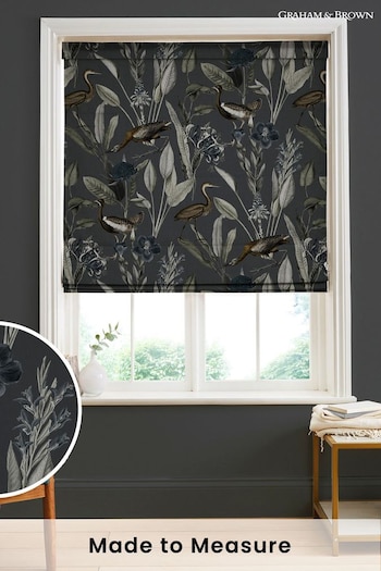 Graham & Brown Midnight Grey Glasshouse Made to Measure Blinds (C03959) | £99