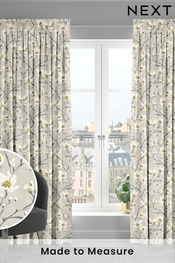 Yellow Burley Made To Measure Curtains (C03967) | £61