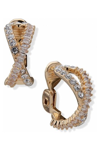 Anne Klein Ladies Gold Tone Adriatic Earrings (C04352) | £35
