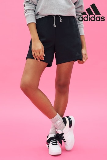 adidas Black Sportswear All Szn Fleece Shorts (C04382) | £35