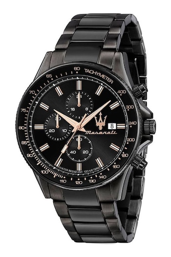 Maserati Gents Sfida Black Watch (C04424) | £259