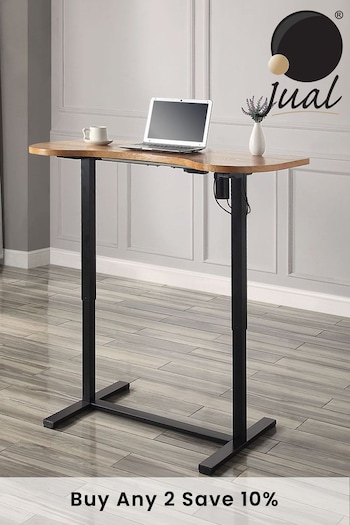Jual Oak San Francisco Height Adjustable Smart Desk (C04436) | £380