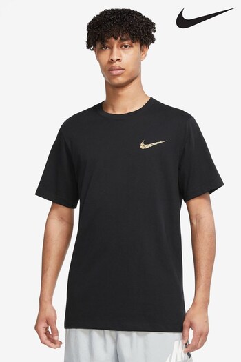 Nike Black Sportswear Graphic Printed T-Shirt (C04706) | £28