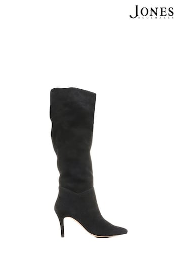 Jones Bootmaker Natural Luz Stiletto Knee High Metcon Boots (C04712) | £160