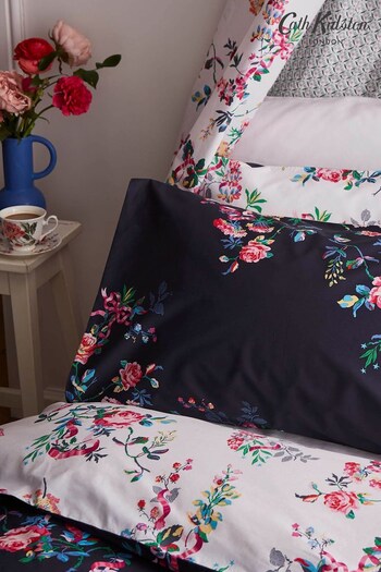 Cath Kidston Blue Ribbon Roses Pillowcases 2 Pack (C04854) | £20