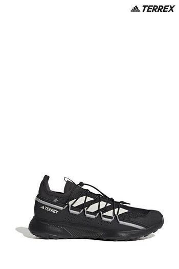 adidas news Terrex Hiking Voyager 21 Travel Black Trainers (C04950) | £85