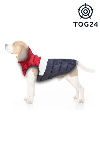 Tog 24 Dog Red Pooch Panel Padded Jacket (C04958) | £28 - £34