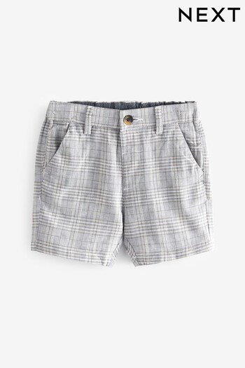 Grey Check Chino Shorts (3mths-7yrs) (C05210) | £3.50 - £4.50