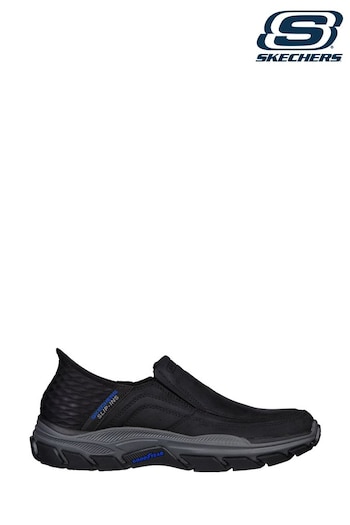 Skechers Black Respected Elgin Slip In Shoes (C05225) | £99