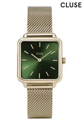 Cluse Ladies Green La Tetragone Watch (C05381) | £89