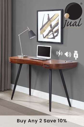 Jual Walnut San Francisco Smart Desk (C05470) | £495