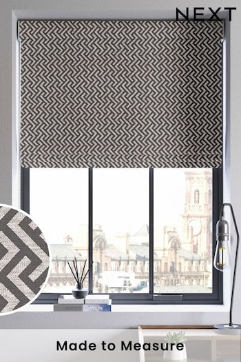 Grey Amble Made To Measure Roman Blind (C05587) | £84