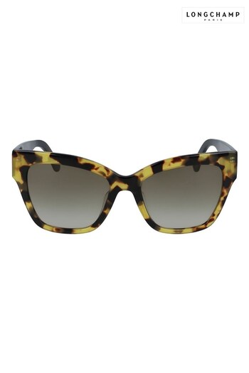 Longchamp Vintage Havana Brown Sunglasses (C05600) | £140