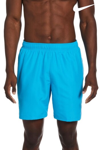 Nike clothes Aqua Blue Essential 7 Inch Volley Swim Shorts (C05660) | £30