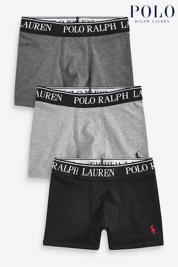 Polo Ralph Lauren Boys Cotton Stretch Logo Boxers 3 Pack (C05929) | £30