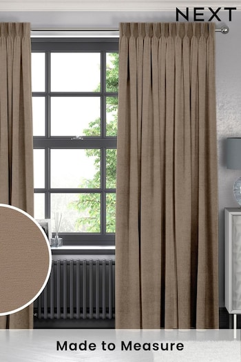 Nougat Abbott Made To Measure Curtains (C05947) | £109