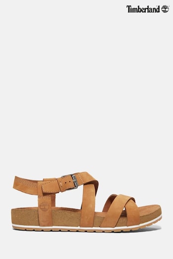 Timberland tb0a2d9gv131 Brown Malibu Waves Ankle Sandals (C05979) | £85