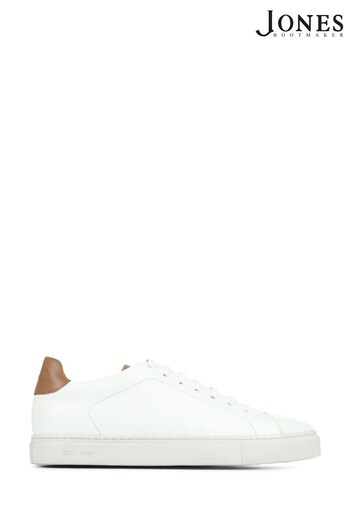 Jones Bootmaker Singapore Leather Lace-Up Trainers (C06346) | £99