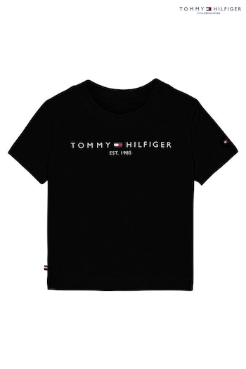 Tommy Hilfiger Baby Essential Black T-Shirt (C06421) | £20