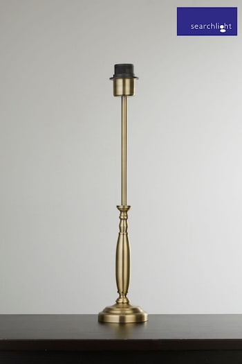 Searchlight Brown Ami Antique Brass Table Lamp Base (C06665) | £35
