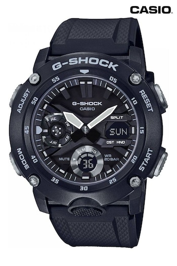 Casio 'G-Shock' Black Plastic/Resin Quartz Chronograph Watch (C06780) | £119