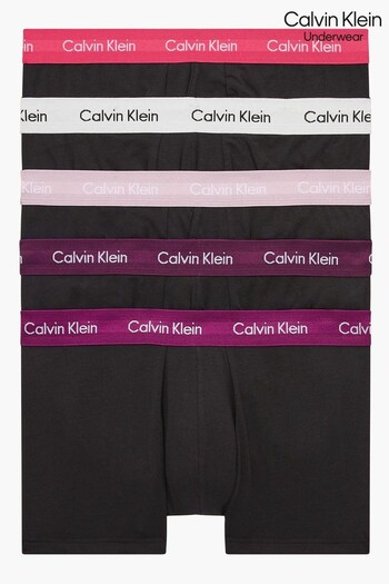 Calvin Klein Five Pack Black Low Rise Boxers – Modern Cotton (C07080) | £65