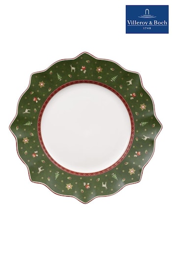 Villeroy and Boch Red Toys Delight knitted Dinner Plate (C07109) | £30