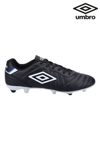 Umbro Black Speciali Liga Firm Ground Lace-Up Football Boots (C07167) | £44