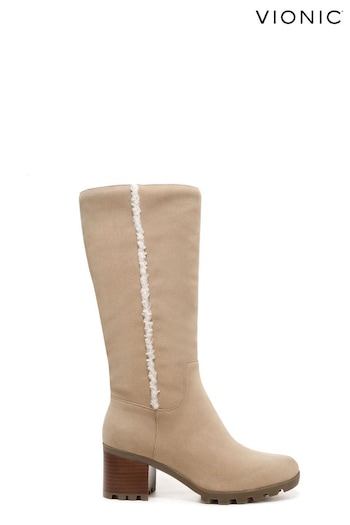 Vionic Brenna Brown Knee High Boots (C07493) | £210