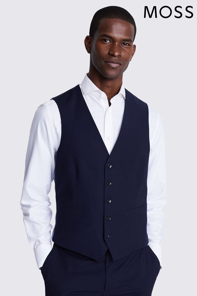 Men's wool blend waistcoat top