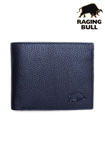 Raging Bull Black Leather Wallet (C07780) | £35