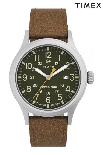 Timex Gents Brown Expedition Scout Watch (C07809) | £70