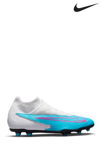 Nike Blue Phantom Club Firm Ground Football Boots (C07825) | £65