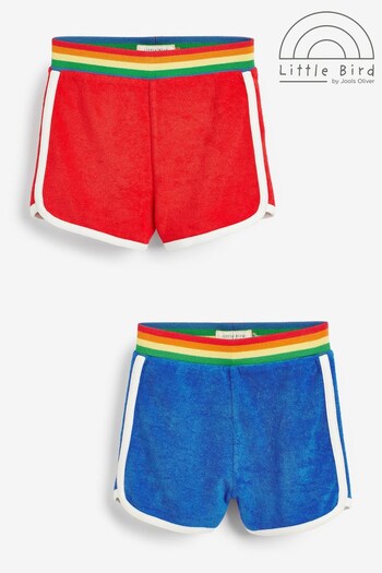 Little Bird by Jools Oliver Multi Towel Elastic Shorts 2 Pack (C07910) | £18 - £24