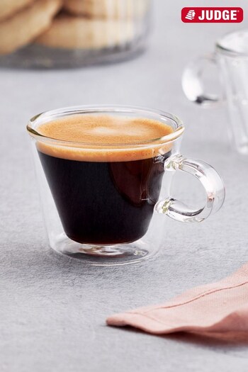 Judge Clear Duo Flare Double Walled Espresso Glass Set (C08050) | £13