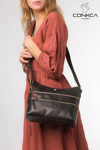 Conkca Georgia Leather Shoulder Bag (C08275) | £66