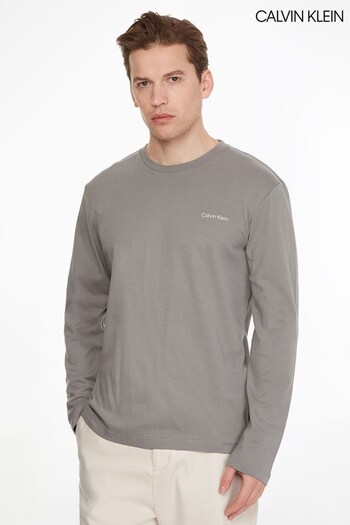 Calvin Klein Logo Long Sleeve T-Shirt (C08371) | £30